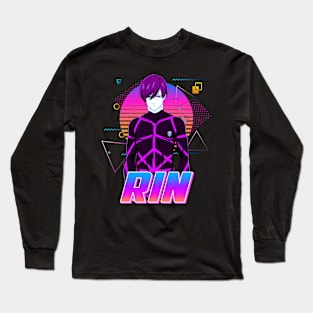 Rin Itoshi Retro Long Sleeve T-Shirt